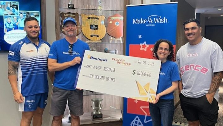 Brothers Cairns Scores Big for Make-A-Wish Australia